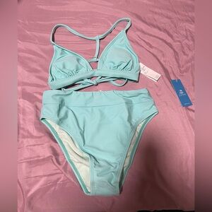 Baby Blue Cupshe Swim XS